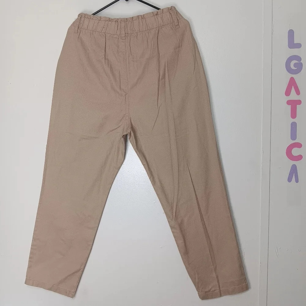 Sanctuary Women's super high-rise pants, straight leg, sz L, lyocell, pull-on. - Picture 6 of 16